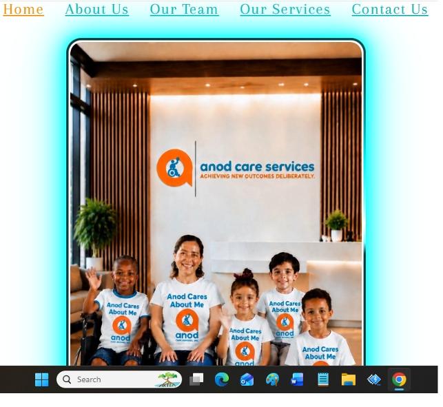 Organization website design preview